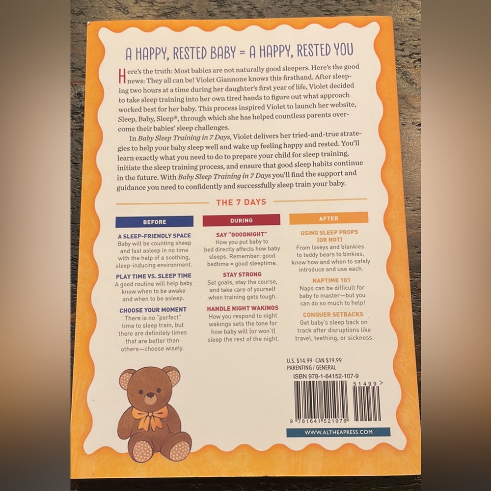 Sleep Training Book - Picture 2 of 2